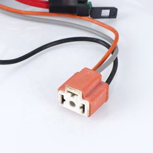 Kit de faisceau de câblage de relais de phare LED H4 double relais haut bas phare fiches en céramique connecteur faisceau de câbles - Product Image 4