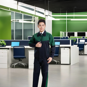 Yüksek kalite özel Logo inşaat gömlek erkekler için hızlı kargo ipek iş üniforma inşaat işçileri iş elbiseleri logosu - Product Image 4