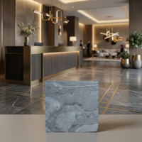 Revêtement mural flexible en ardoise - Pierre plate noire durable, écologique, design moderne, pour intérieur/extérieur, garantie 5 ans