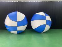 Ballon gonflable suspendu à l'hélium en PVC double couche géant personnalisé modèle de volley-ball étanche à l'air pour usage événementiel ballon de sport créatif