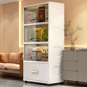Cajonera transparente de plástico con múltiples niveles para organizar el dormitorio, la sala de estar, la cocina y el baño - Product Image 4
