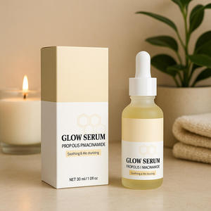 Sérum à la <span class=keywords><strong>propolis</strong></span> et à la niacinamide avec <span class=keywords><strong>aloe</strong></span> <span class=keywords><strong>vera</strong></span>, bêta-glucane, allantoïne - éclaircissant, antioxydant, réparateur, régulateur de sébum pour peaux sensibles 30ml - Product Image 4