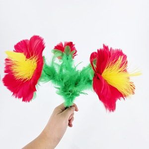 Cinco flores que se mueven, flores de plumas, venta directa de fábrica de accesorios de magia Kingmagic, magia floral. - Product Image 1