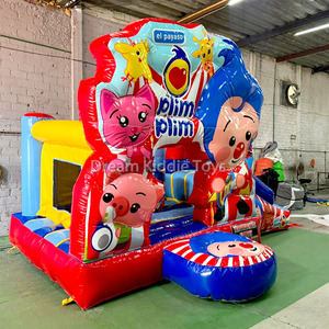 Castillo Inflable de Circo para Niños, Juego de Fiesta Infantil, Brincolín Inflable con Tobogán - Product Image 2