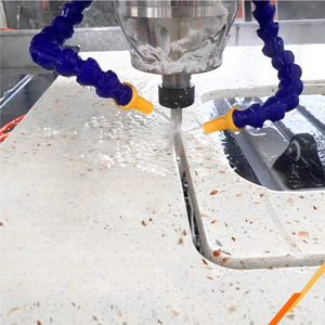 Thủ trưởng gấp đôi CNC đá máy móc trung tâm CNC Countertop GSY-3015B cạnh đánh bóng Mài Máy cắt đá - Product Image 3