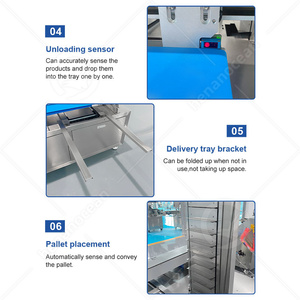 OCEAN Bakery Mochi Moon Cake Tray Machine à organiser la pâtisserie les biscuits les aliments Tray Arranger Pan Machine à vendre - Product Image 5