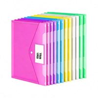 Carpeta Portadocumentos Expandible de Plástico PP A4 para Oficina, con Logotipo Personalizado, Venta Caliente