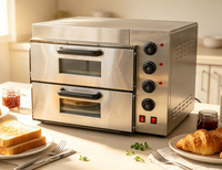 Oven Pizza Komersial BAOKANG HEP-2ST 3KW Heavy Duty dari Guangdong untuk Peralatan Dapur