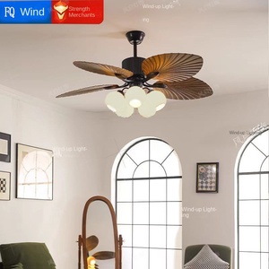 Lámpara de Techo LED de Diseño Francés Pastoral con Control Remoto, Luz Blanca Cálida para Dormitorio y Sala de Estar, 220V, Zhongshan Fengqi C6sJWyd6 - Product Image 3