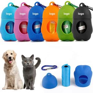 Boîte à déchets pour animaux de compagnie portable d'extérieur, distributeur de sacs à excréments en plastique, fournitures de nettoyage pour animaux de compagnie en extérieur, promotionnel - Product Image 1