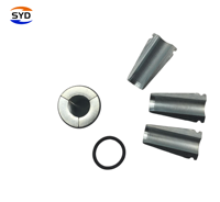 Cales d'ancrage précontraintes norme GB/T14370-2015 pour post-tensionnement, 3 anneaux, 12,7 mm, 15,24 mm, fonte, M6