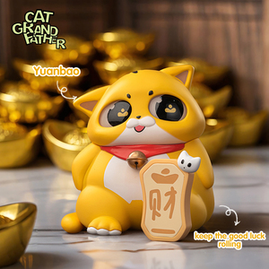 <span class=keywords><strong>Yubi</strong></span> Lucky Cat Series: Statuetta Portafortuna Gatto della Fortuna in PVC, Scatola a Sorpresa, Giocattolo, Bambola Carina, Ornamento, Regalo di Capodanno - Product Image 2