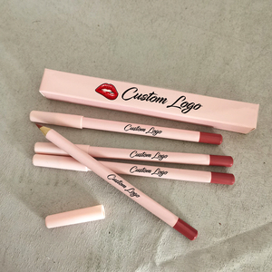 Lápiz delineador de labios mate de alto pigmento al por mayor de larga duración colores ricos ultrafinos suave bien definido sin logotipo delineador de labios vegano - Product Image 6