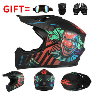 <span class=keywords><strong>Casque</strong></span> de moto tout-terrain certifié DOT en ABS avec logo personnalisé, motif cool, universel quatre saisons - Product Image 2