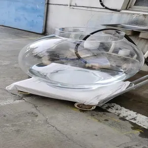 Il produttore produce mezza cupola acrilica personalizzata in plastica trasparente da 300mm di alta qualità