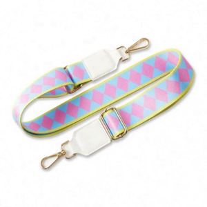 Correa de Lujo de Algodón de Color Puro con Hebilla Ajustable de Cuero PU para Bolsos Bandolera - Color y Diseño Personalizables - Product Image 3