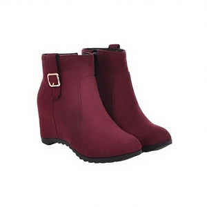 Botas Planas de Mujer para Otoño e Invierno, Impermeables, Antideslizantes, con Plantilla de PVC y Degradado de Color - Product Image 2