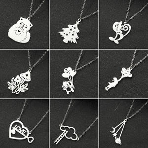 Estilo francés fresco Ins nuevo patrón colgante collar moda clavícula cadena oro moda personalidad temperamento collar - Product Image 2