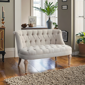 Modern Elegant <strong>UK</strong> Oak <strong>Velvet</strong> Bench <strong>Chair</strong> Simple Comfortable Home <strong>Office</strong> Lounge Apartment Villa Dining Bar Outdoor Kitchen Use - Product Image 5