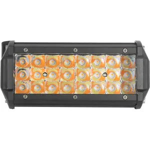 Venda de fábrica três fileiras dupla cor 72w dc10 ~ 48v led barra de luz crescente