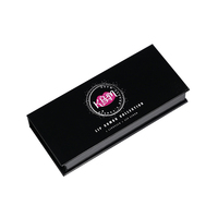 Boîte d'emballage en carton de luxe personnalisée pour cosmétiques, rouge à lèvres, gloss à lèvres, gloss à paupières, boîte magnétique avec satin