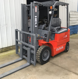 <b>Used</b> Heli Diesel Wheel Forklift AC20 AC25 2-3 Tons Counterbalance Rough Terrain for Sale in Stock Hot Sale - Product Image 6
