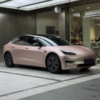 Film de protection de carrosserie en vinyle polymère satiné TPU hydrophobe, style professionnel, effet de changement de couleur, hydrofuge, toucher doux