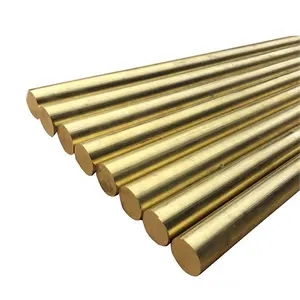 ทองเหลืองรอบบาร์สต็อก C28000 C27000 C26000 1/2 '' 1/4'' H59 H65 H68 ทองแดงทองเหลือง Rod