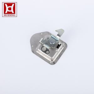 Loquet à languette pointue en acier inoxydable avec <span class=keywords><strong>4</strong></span> trous de rivetage, poignée de tirage encastrée non verrouillable pour remorque, boîte à outils, porte d'armoire - Product Image 5