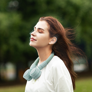 Ventilador de Cuello Eléctrico Portátil Deportivo con Tecnología PCM, Ventilador Recargable con Enfriamiento de <span class=keywords><strong>360</strong></span> Grados, Aire Acondicionado Personal - Product Image 2