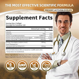 Vitamina D3 y Vitamina K2 de alta calidad, y Vitamina A y Omega-3 en cápsulas blandas promueven la absorción de calcio y favorecen la salud del corazón. - Product Image 6