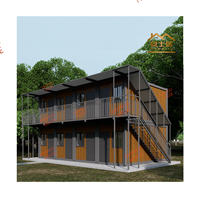 Nouvelle arrivée Maison modulaire Hobbit Intérieur marocain Maison conteneur détachable avec panneau sandwich pour bâtiment de bureaux