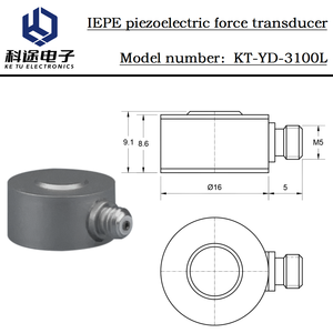 Высокоточный пьезоэлектрический датчик силы IEPE, преобразователь-передатчик ICP для измерения динамических ударных и квазистатических нагрузок - Product Image 2