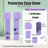 5 PCS Étui de protection en silicone standard adapté à la caméra Dji Osmo Pocket 3, plusieurs couleurs disponibles, accessoires pour caméra
