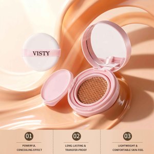 VISTY 2026 Nouvelle Crème <span class=keywords><strong>BB</strong></span> Coussin d'Air Éclaircissante 3 Couleurs 15g - Formule Miel Nourrissante pour la Peau Couvrance Totale pour Vente en Gros - Product Image 4