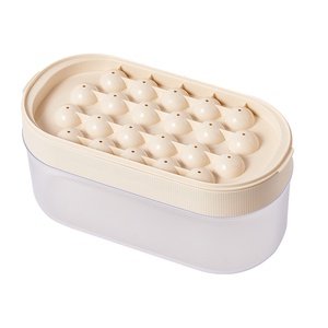 MONR Nouveau <span class=keywords><strong>mini</strong></span> <span class=keywords><strong>plateau</strong></span> à glaçons circulaire à 22 cavités Moule à boules de glace en plastique écologique avec <span class=keywords><strong>pelle</strong></span> <span class=keywords><strong>pour</strong></span> outils de crème glacée - Product Image 2