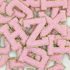 Wholesale Chenille Patches <strong>Letters</strong> Clothes Patches Self <strong>Adhesive</strong> for Hats, Backpacks - Embroidered <strong>Letters</strong> - Product Image 2