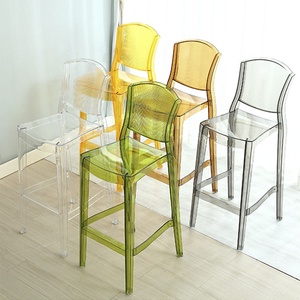 Usine En Gros Quantité Minimale De Commande <span class=keywords><strong>4</strong></span> Pièces Durable Clair En Plastique Tabouret de <span class=keywords><strong>Bar</strong></span> À Manger <span class=keywords><strong>Chaises</strong></span> Pour Le Mariage Parti Banquet Et Restaurant - Product Image 2