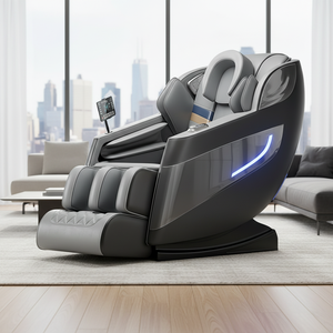 Dual-Core <span class=keywords><strong>2026</strong></span> 3D-Massagesessel mit KI-Sprachsteuerung, Bluetooth, Zero-Gravity-Funktion, Ganzkörper-Airbag, beheizter Fußroller für Zuhause und Büro - Product Image 1