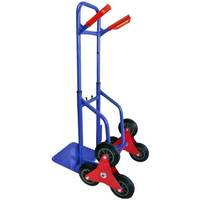 Chariot à plateforme en acier à 6 roues, capacité 120 kg, pour conteneurs fermés, monte-escalier, chariot à main, outils, OEM, garantie 1 an
