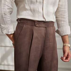 <span class=keywords><strong>Pantaloni</strong></span> Casual da uomo di grandi dimensioni con corda elastica a metà vita in cotone traspirante <span class=keywords><strong>pantaloni</strong></span> sportivi con Logo personalizzato motivo dritto - Product Image 4