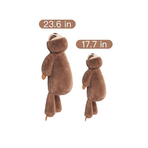 Suave perezoso <span class=keywords><strong>animales</strong></span> de peluche cuerpo almohada abrazo dormir esponjoso Animal salvaje juguetes muñeco de peluche regalos almohada empaquetada al vacío - Product Image 2