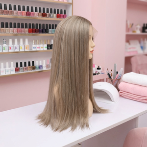 Parrucche Frontali in Pizzo Svizzero HD con Capelli Umani Vergini, Trasparenti e Traspiranti, Aspetto Naturale, Capelli Intrecciati - Product Image 1