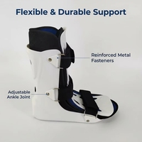 Attelle orthopédique réglable et respirante de qualité médicale pour immobilisation du pied, idéale pour la paresse du pied et les entorses de la cheville