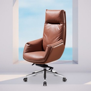 Wholesale China Ergonomic PU Leather Modern Lift Chair <b>Desk</b> Comfortable Executive Chair CEO Manager Big and Tall Office Chair - Product Image 6