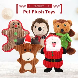 Nuovo Simpatico Giocattolo Masticabile di Peluche per Cani a Forma di Cartone Animato Ecologico e Insonorizzato per Natale - Product Image 2