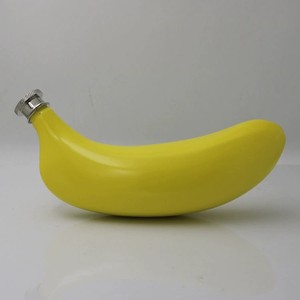 5 oz <strong>Banana</strong> Shaped Stainless Steel Flask with Funnel Hidden Whiskey Bottle Alcohol Pot for Men - Product Image 3