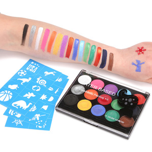 Kits de peinture pour le visage et le corps à base d'huile, peinture sur peau, dessin avec logo personnalisé - Product Image 2