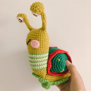 <span class=keywords><strong>2022</strong></span> nuovi animali Amigurumi personalizzati lumache all'uncinetto lumaca all'uncinetto - Product Image 4