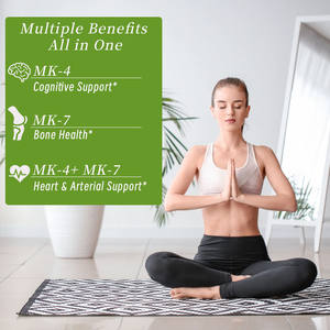 Cápsulas Blandas de Vitamina K2 OEM ODM MK-4 ML-7 para Adultos, Apoyo General para Huesos, Dientes, Sistema Inmunitario, Corazón, Músculos y Articulaciones, Promueve la Absorción de Calcio - Product Image 6